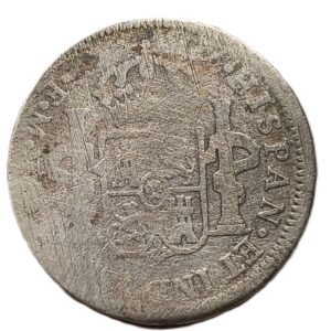 2 Reales 1772 Carlos III · México reverso