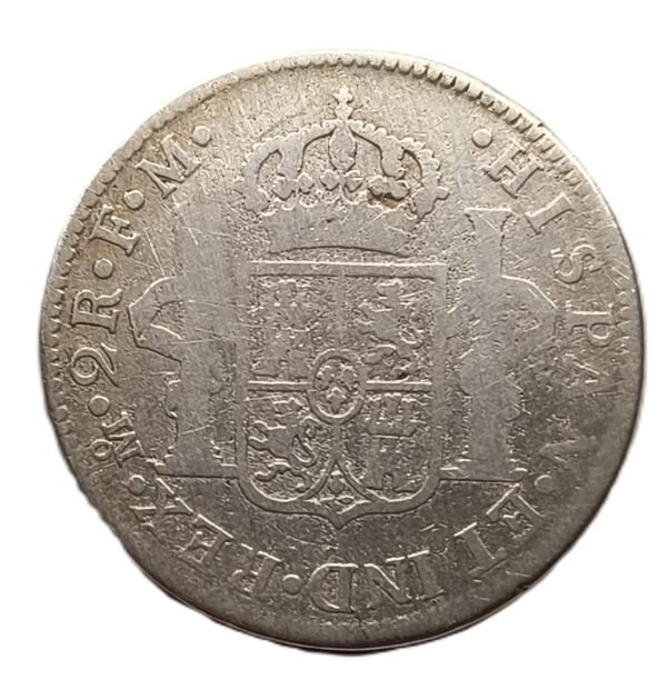 2 Reales 1774 Carlos III · México - Imagen 2