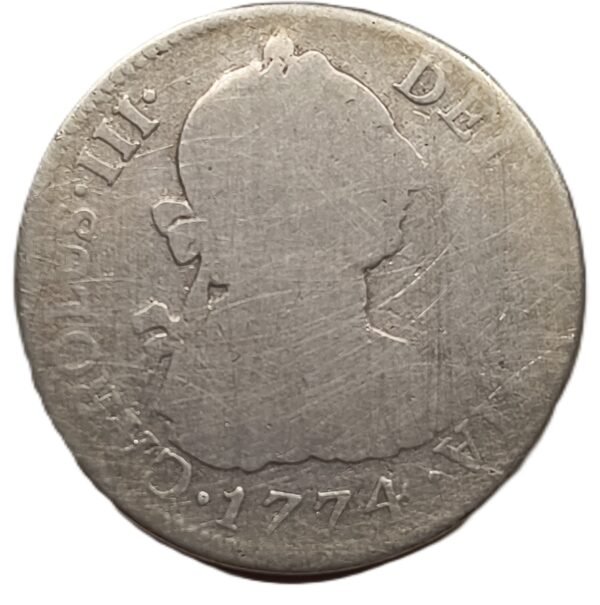 2 Reales 1774 Carlos III · México