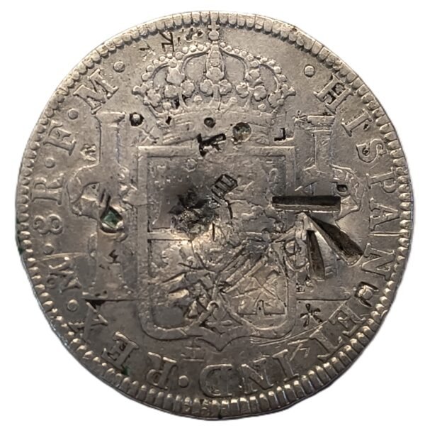 8 Reales 1786 Carlos III · México FM - Imagen 2