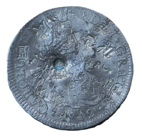 8 Reales 1802 Carlos IV México F.T.