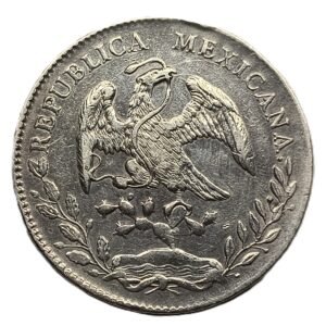 8 Reales México Zacatecas FZ 1891 reverso