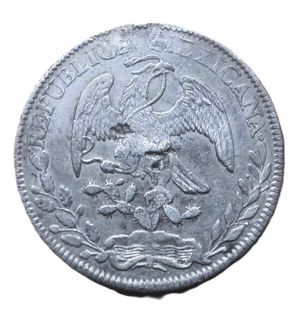 8 reales 1848 Zs/OM - Imagen 2