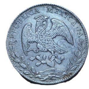 8 reales 1882 Go/SB reverso