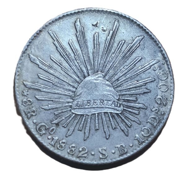 8 reales 1882 Go/SB