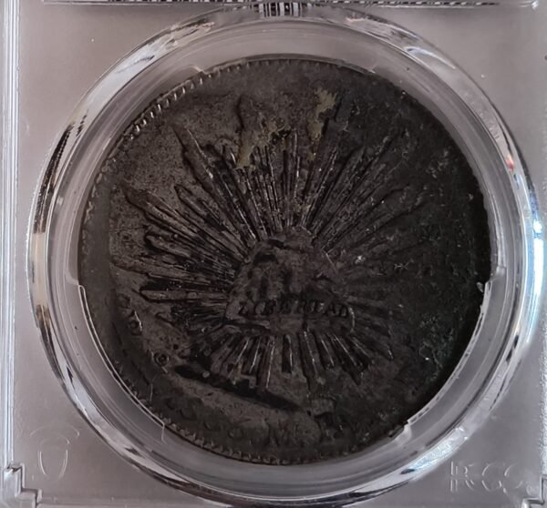 8 reales 1885 MoMH · Chinese Ink Chopmark (PCGS) - Imagen 2