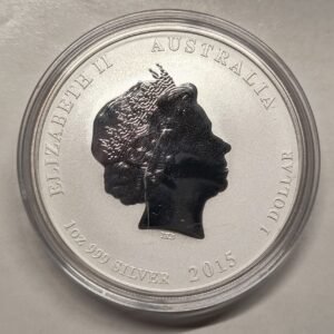 1 oz Año de la Cabra 2015 reverso