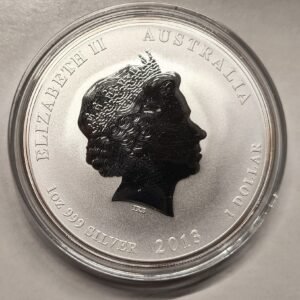 1 oz Año de la Serpiente 2013 reverso