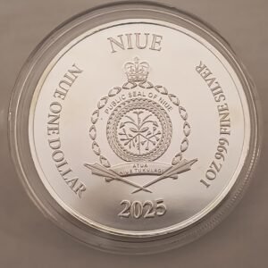 1 oz LADY JUSTICE 2025 reverso