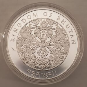 1 oz REINO DE BUTÁN 2024 DRAGÓN reverso