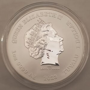 1 oz DIOSES DEL OLIMPO 2023 ARES reverso