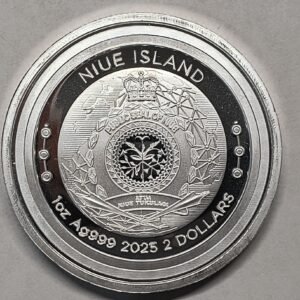 1 oz Ethereum 2025 (Niue) reverso