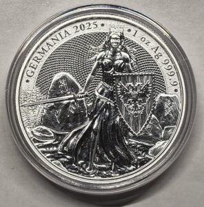 1 Oz Plata Germania 2025 - Lady Germania