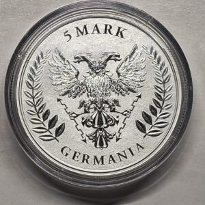 1 Oz Plata Germania 2025 - Lady Germania reverso