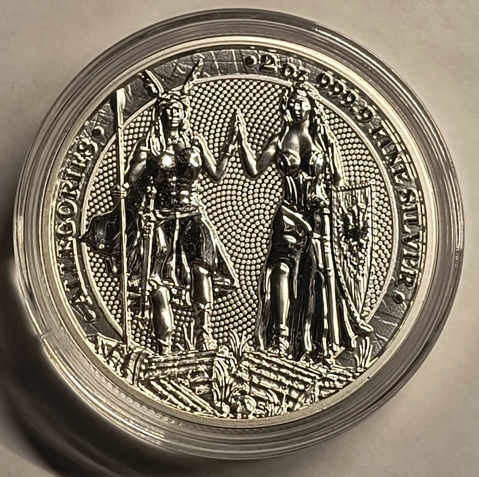 2 Oz Plata Germania 2023 - Allegories: Germania & Galia
