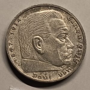 5 Reichsmark 1938-E - Hindenburg