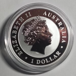 1 oz Plata Kookaburra 2017 - Perth Mint - Australia reverso