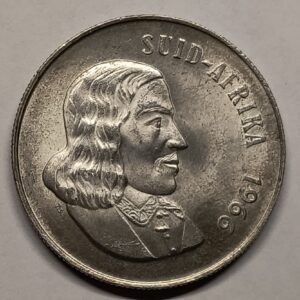 1 Rand Sudáfrica 1966 Jan van Riebeeck reverso