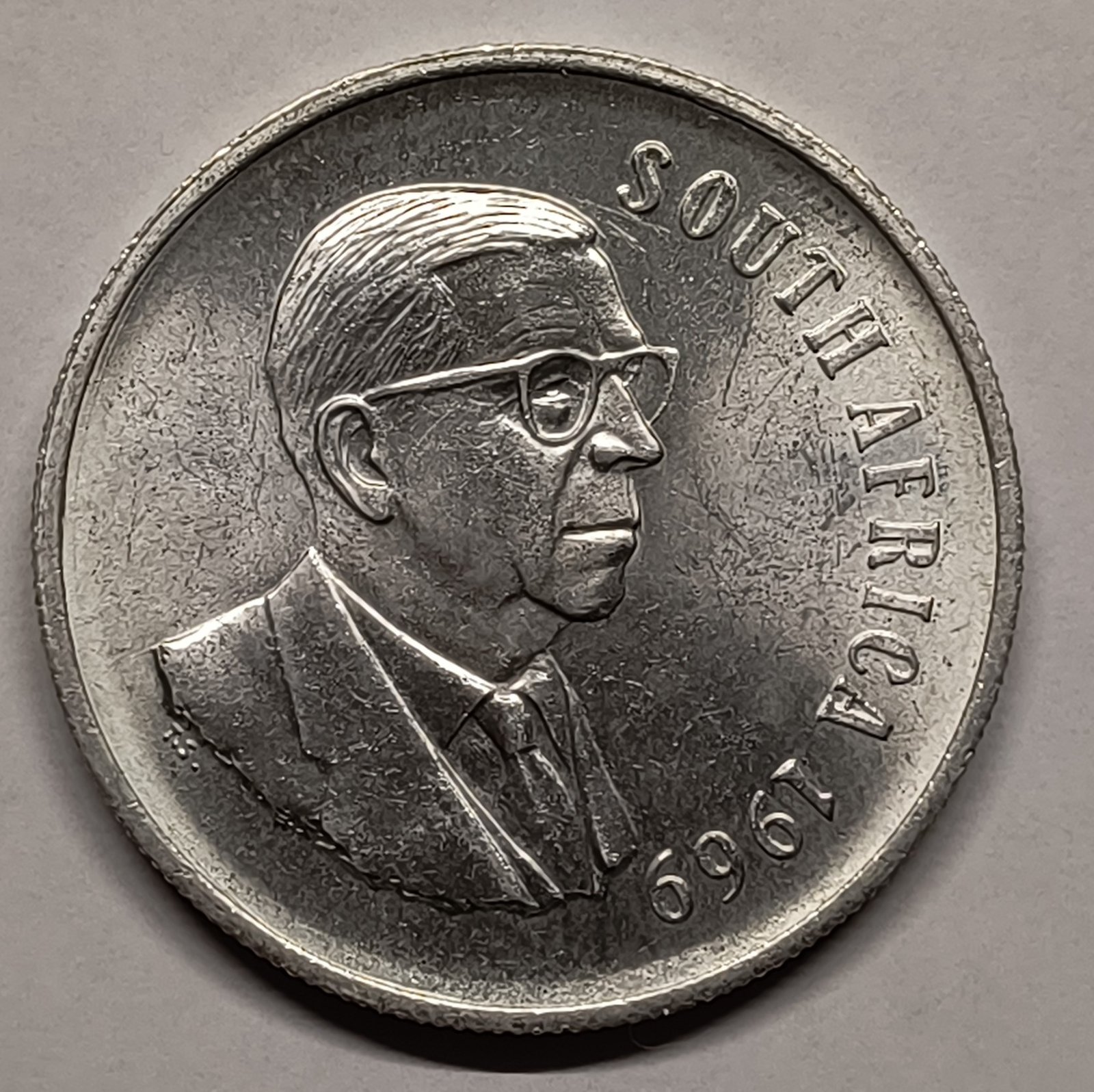 1 Rand Sudáfrica 1969 Dr. T.E. Dönges - Imagen 2