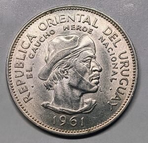 10 Pesos Uruguay 1961 – Sesquicentenario 1811 · Plata 0,900 · ArgentumSun