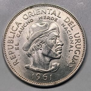 10 Pesos Uruguay 1961 – Sesquicentenario 1811 · Plata 0,900 · ArgentumSun