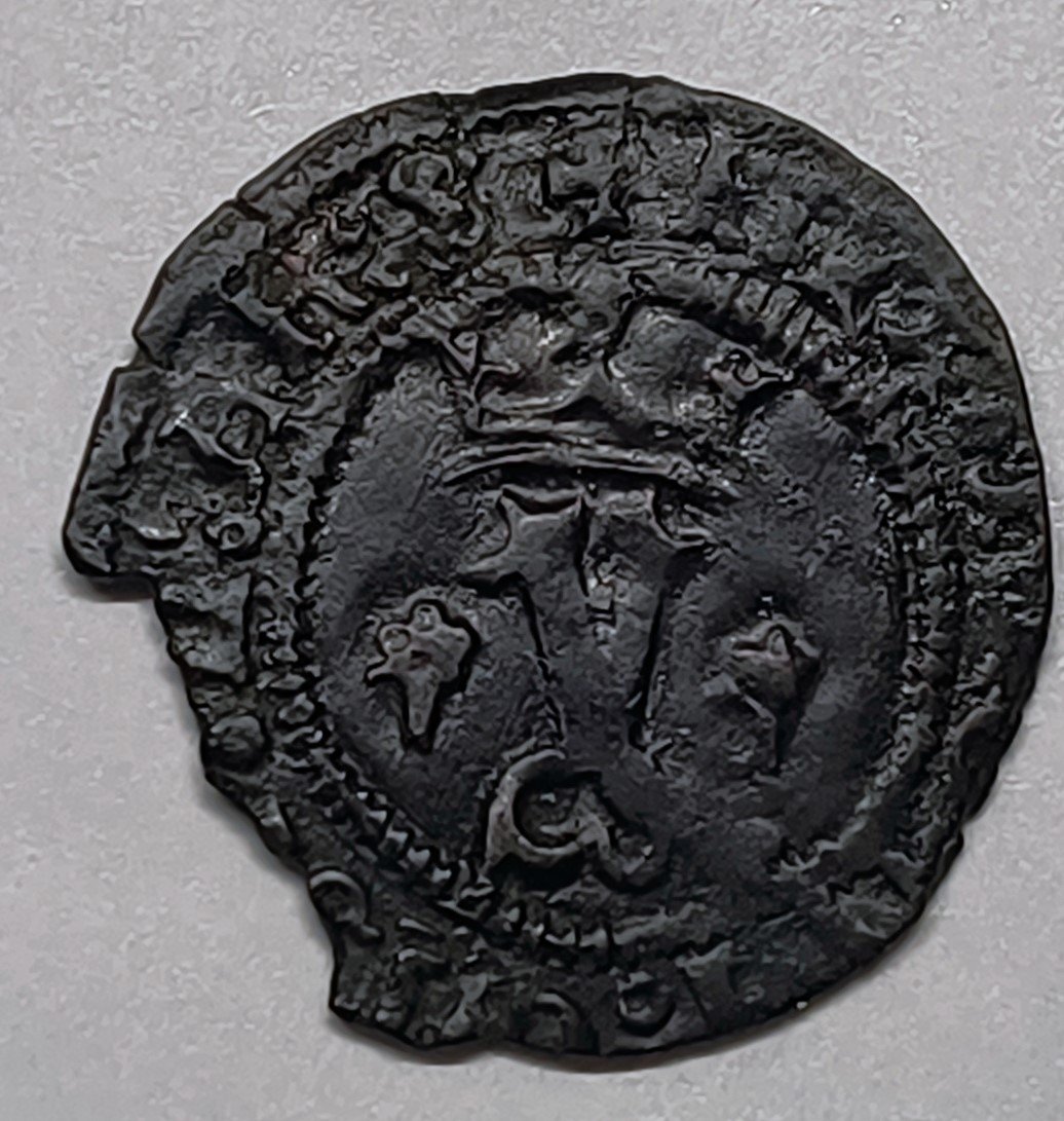 Blanca Reyes Católicos – Toledo – T superada de Cruz · Vellón · ArgentumSun — Reverso