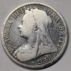 Media Corona Reino Unido 1895 - Victoria (Old Head)