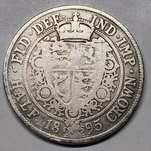 Media Corona Reino Unido 1895 - Victoria (Old Head) reverso