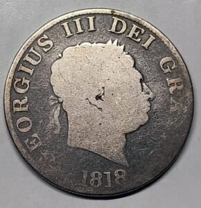 Media Corona Reino Unido 1818 - Jorge III