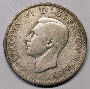 2 Shillings Florin Gran Bretaña 1937 Jorge VI