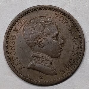 2 Céntimos España 1904 – Alfonso XIII – 4º Retrato · Bronce 0,950 · ArgentumSun
