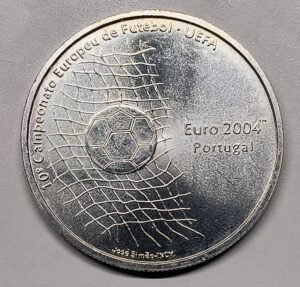 1000 Escudos Portugal 2001 – UEFA Euro 2004 · Plata 0,500 · ArgentumSun