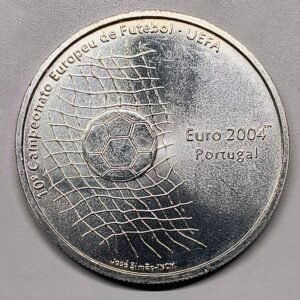 1000 Escudos Portugal 2001 – UEFA Euro 2004 · Plata 0,500 · ArgentumSun