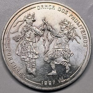 1000 Escudos Portugal 1997 – Pauliteiros de Miranda · Plata 0,500 · ArgentumSun