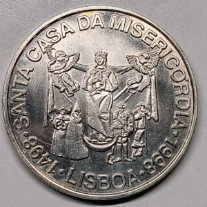 1000 Escudos Portugal 1998 – 500 Aniv. Santa Casa Misericordia · Plata 0,500 · ArgentumSun