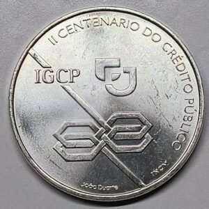 1000 Escudos Portugal 1997 – Bicentenario Crédito Público · Plata 0,500 · ArgentumSun