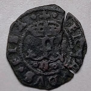 Blanca Reyes Católicos – Cuenca – Sigla P – C reverso