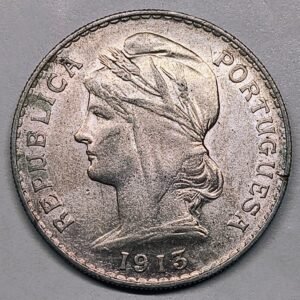 50 Centavos Portugal 1913 — República Portuguesa — Plata 835 · Plata 0,835 · ArgentumSun