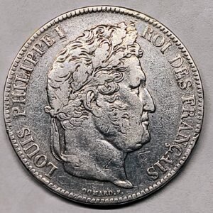 5 Francs Francia 1836 — Louis-Philippe · Plata 0,900 · ArgentumSun