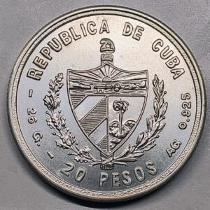 20 Pesos Cuba 1979 – Cumbre Países No Alineados reverso