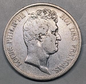 5 Francs Plata Louis-Philippe I – Francia 1830 (Estrella) · Plata 0,900 · ArgentumSun