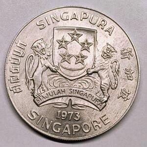 10 Dólares Singapur 1973 – SEAP Games reverso