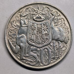 50 Cents Australia 1966 – Isabel II reverso