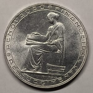 20 Escudos Portugal 1953 Renovação Financeira