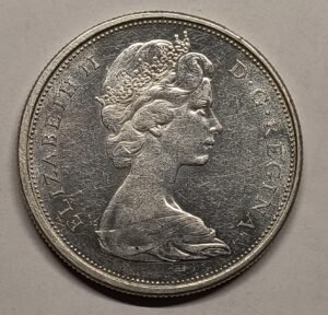 50 Cents Canadá 1965 – Isabel II · Plata 0,800 · ArgentumSun