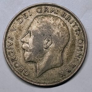Half Crown George V 1922 Reino Unido anverso