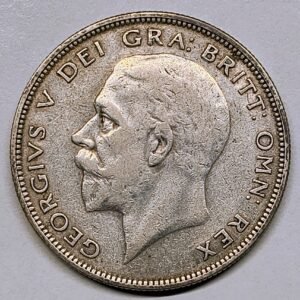 Half Crown George V 1936 Reino Unido anverso