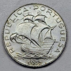 2,50 Escudos República Portuguesa 1951 anverso