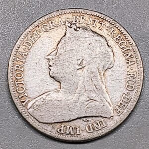 1 Shilling Victoria 1895 Reino Unido anverso