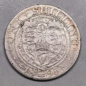1 Shilling Victoria 1895 Reino Unido reverso